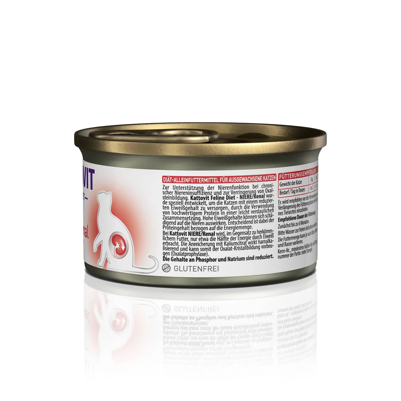 Kattovit Feline Diet Dose Niere/Renal Huhn 85g