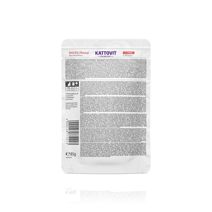 Kattovit Feline Diet Pouchbeutel Niere/Renal Rind 85g
