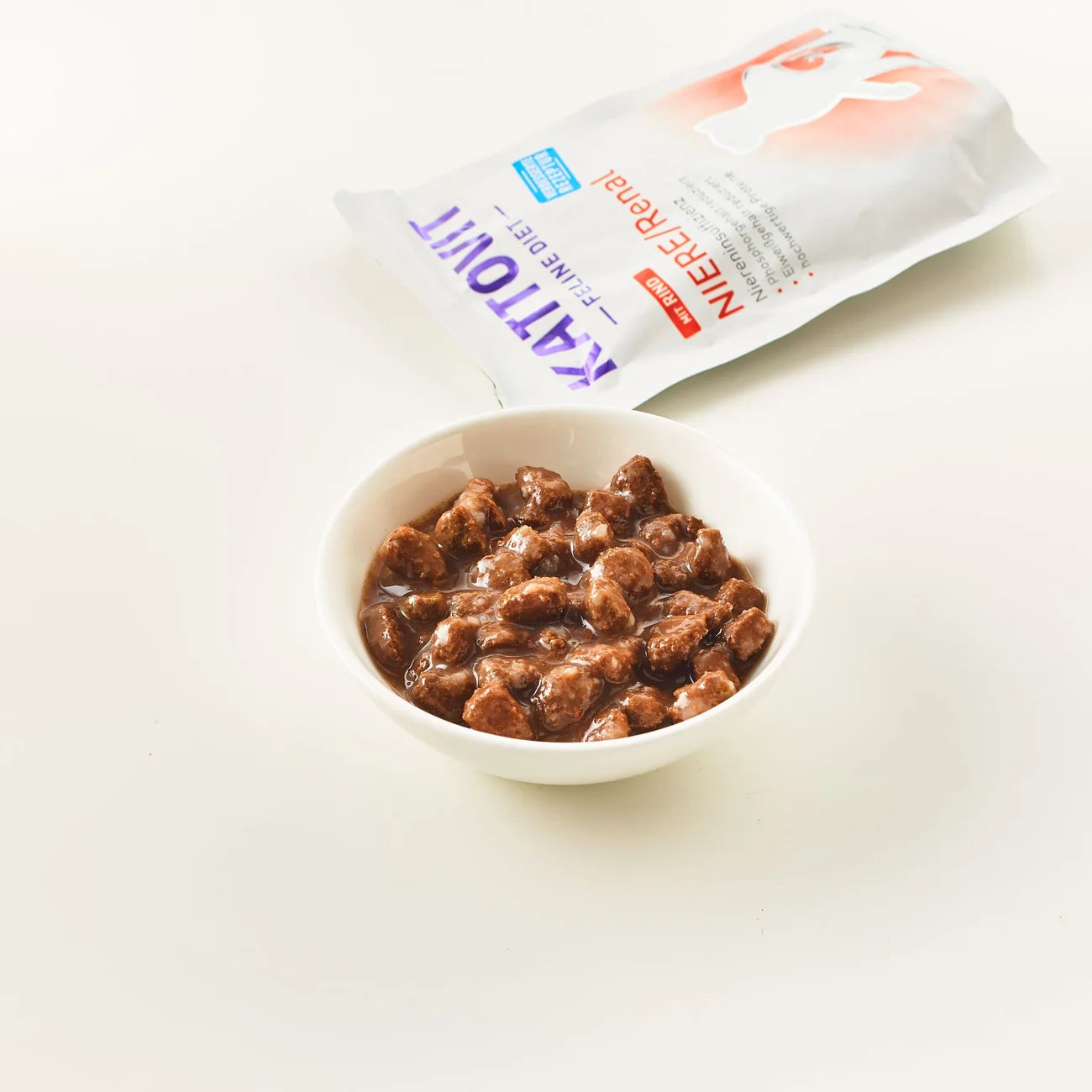 Kattovit Feline Diet Pouchbeutel Niere/Renal Rind 85g