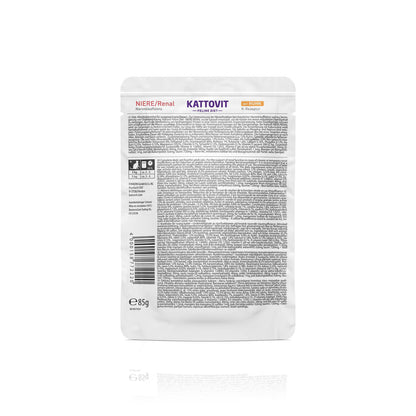 Kattovit Feline Diet Pouchbeutel Niere/Renal Huhn 85g