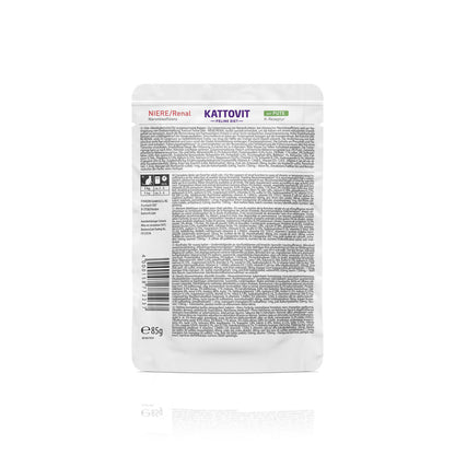 Kattovit Feline Diet Pouchbeutel Niere/Renal Pute 85g