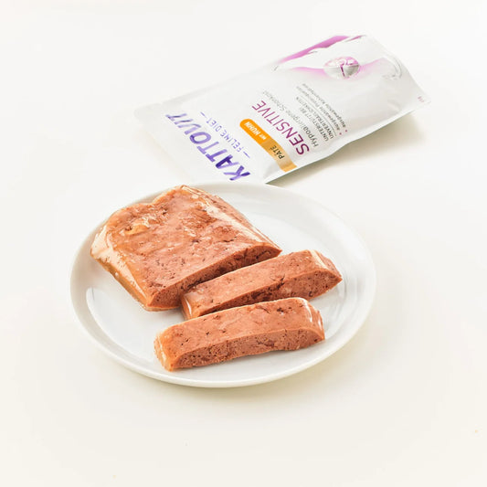 Kattovit Feline Diet Paté Pouchbeutel Sensitive Huhn 85g