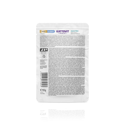 Kattovit Feline Diet Paté Pouchbeutel Gastro Ente 85g