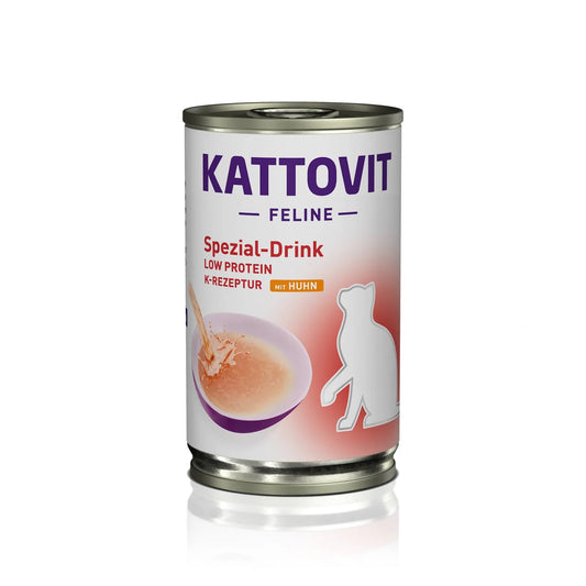 Kattovit Feline Diet Katzengetränk Dose Niere/Renal Huhn Drink 135 ml