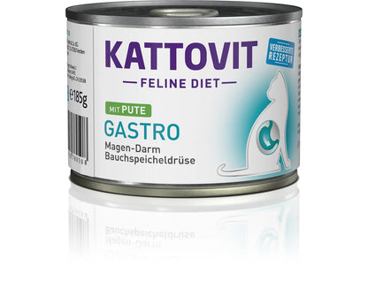 Kattovit Feline Diet Dose Gastro Pute 185g