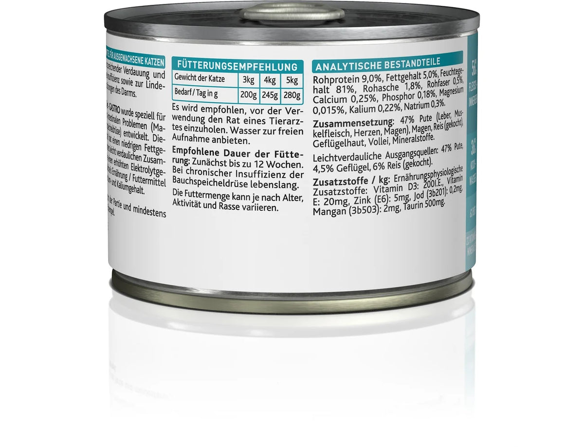 Kattovit Feline Diet Dose Gastro Pute 185g