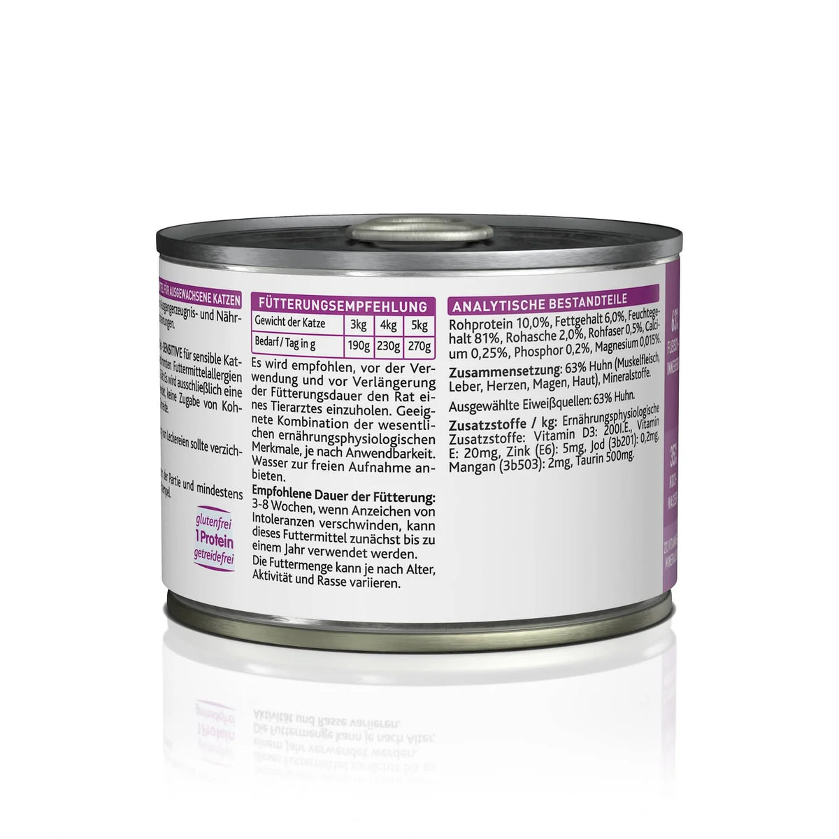 Kattovit Feline Diet Dose Sensitive Huhn 185g