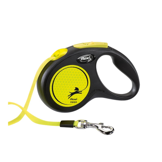 Flexi NEW NEON S mit Gurt 5m