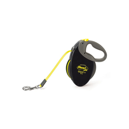 Flexi Giant M mit Gurt 8m - schwarz