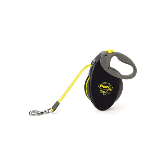 Flexi Giant M mit Gurt 8m - schwarz