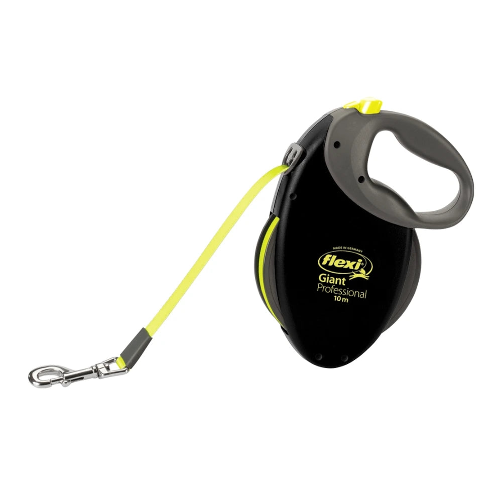 Flexi Giant L Professional mit Gurt 10m - schwarz