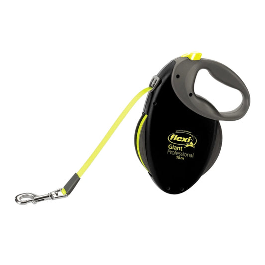 Flexi Giant L Professional mit Gurt 10m - schwarz
