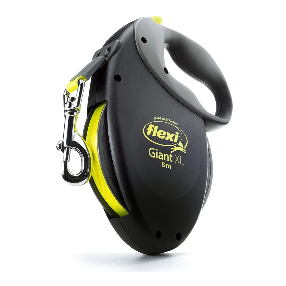 Flexi Giant L Professional mit Gurt 10m - schwarz