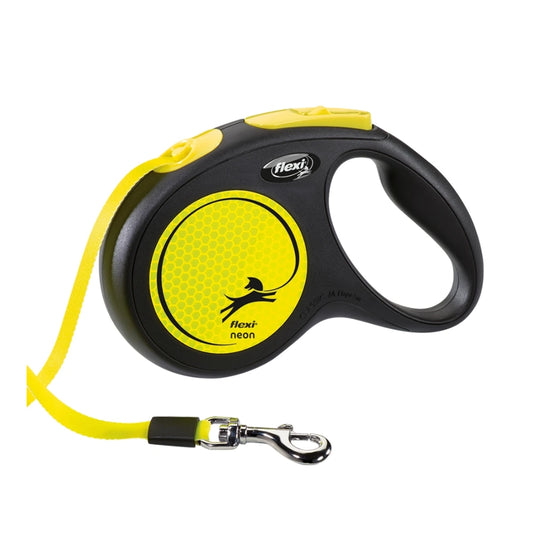 Flexi NEW NEON M mit Gurt 5m