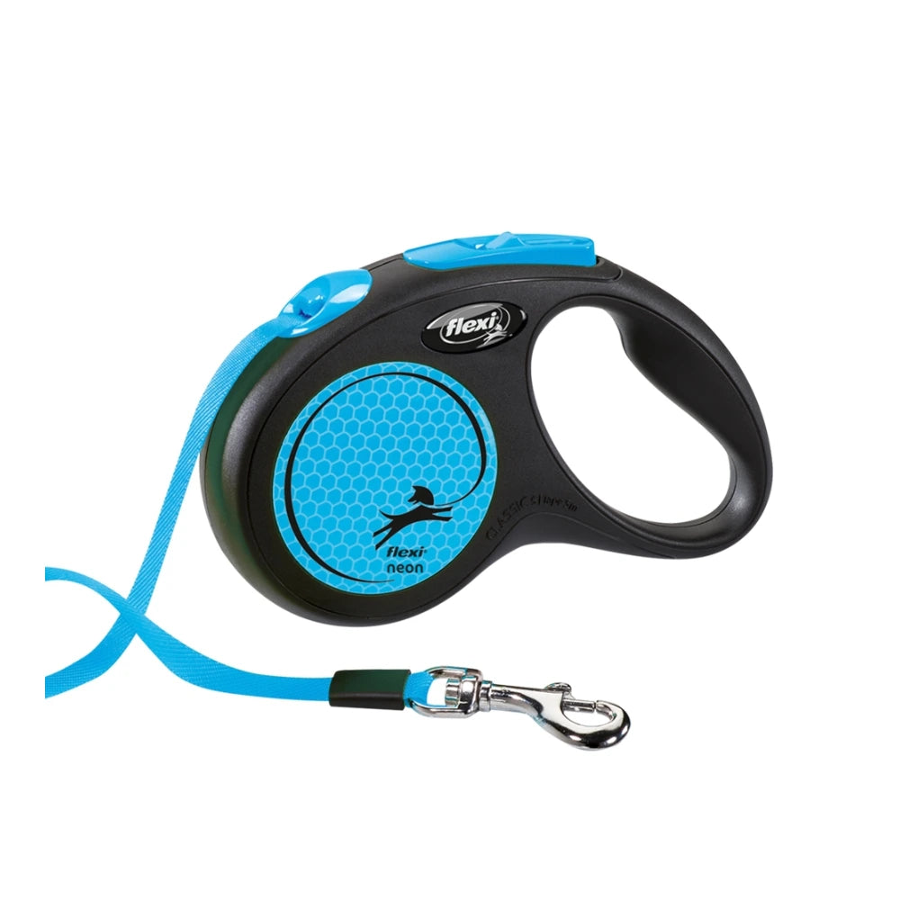 Flexi NEW NEON S mit Gurt 5m