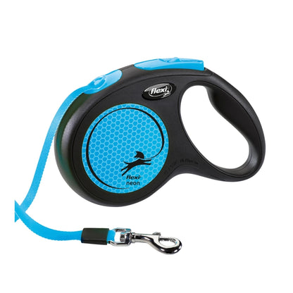 Flexi NEW NEON M mit Gurt 5m