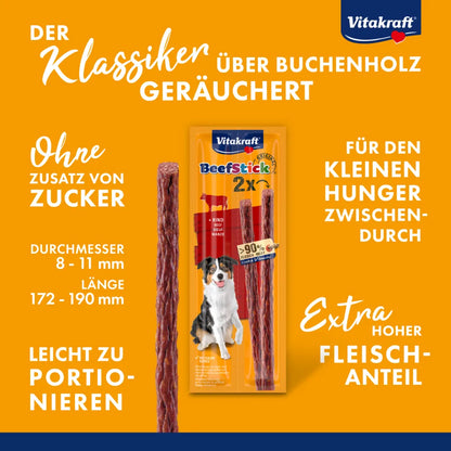 Vitakraft Beef Stick® Original Rind, 2er