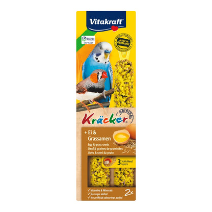 Vitakraft Kräcker® + Ei & Grassamen