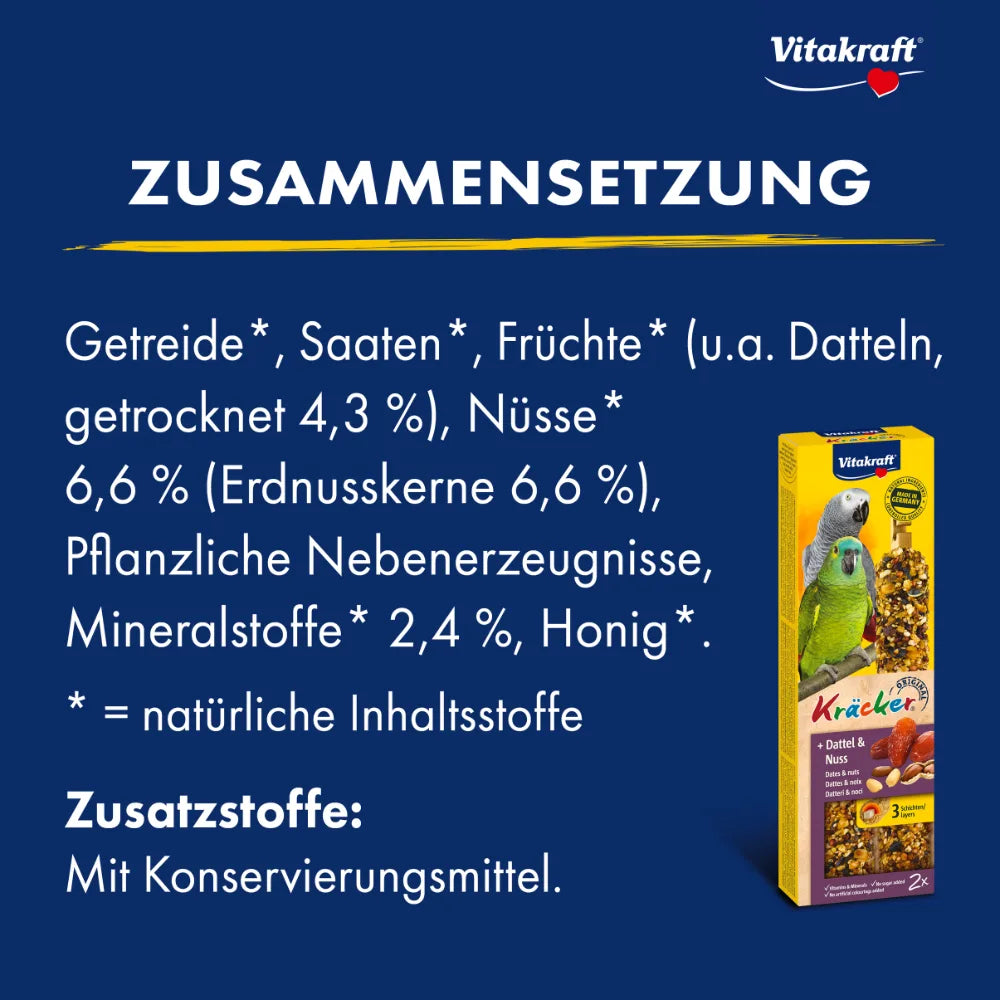 Vitakraft Kräcker® + Dattel & Nuss