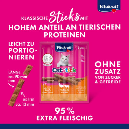 Vitakraft Cat Stick® + Ente & Kaninchen