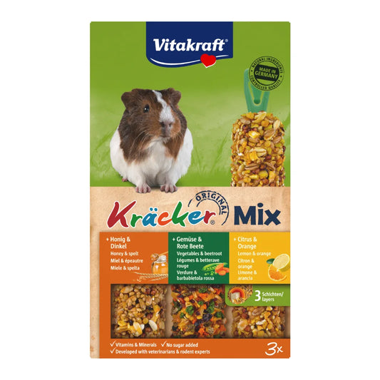 Vitakraft Kräcker® Mix + Citrus / Gemüse / Honig