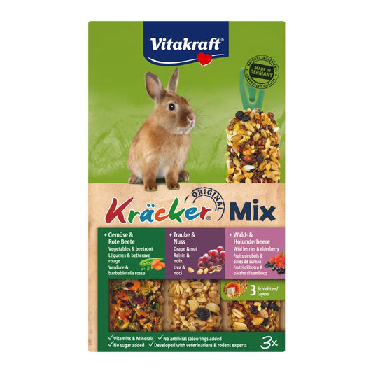 Vitakraft Kräcker® Mix + Gemüse / Nuss / Waldbeere