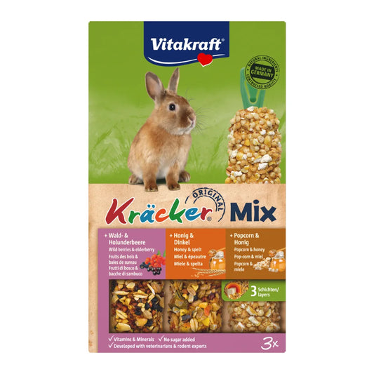 Vitakraft Kräcker® Mix + Waldbeere / Honig / Popcorn