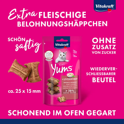Vitakraft Cat Yums® + Leberwurst 40g