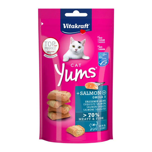 Vitakraft Cat Yums® + Lachs & Omega 3 40g