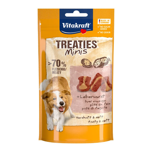 Vitakraft Treaties® Minis + Leberwurst 48g