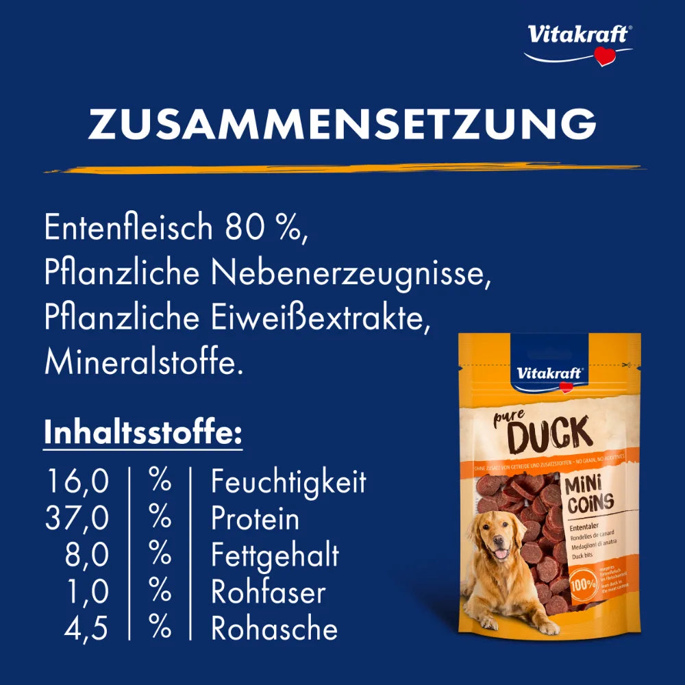 Vitakraft Duck, Mini Coins 80g