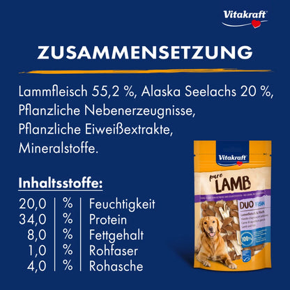 Vitakraft LAMB DUO FISH Lammfleisch & Fisch 80g