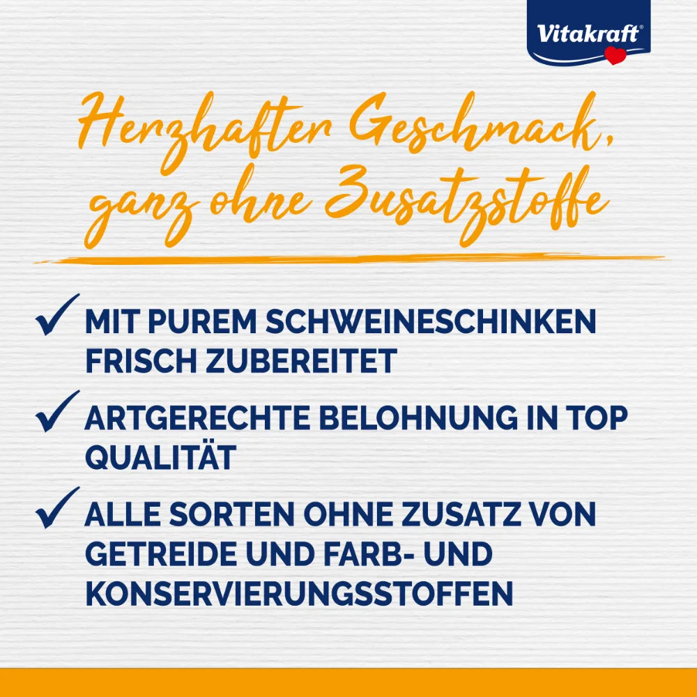 Vitakraft HAM STRIPS Schinkenstreifen 80g