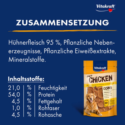 Vitakraft CHICKEN COINS Hühnchentaler 80g