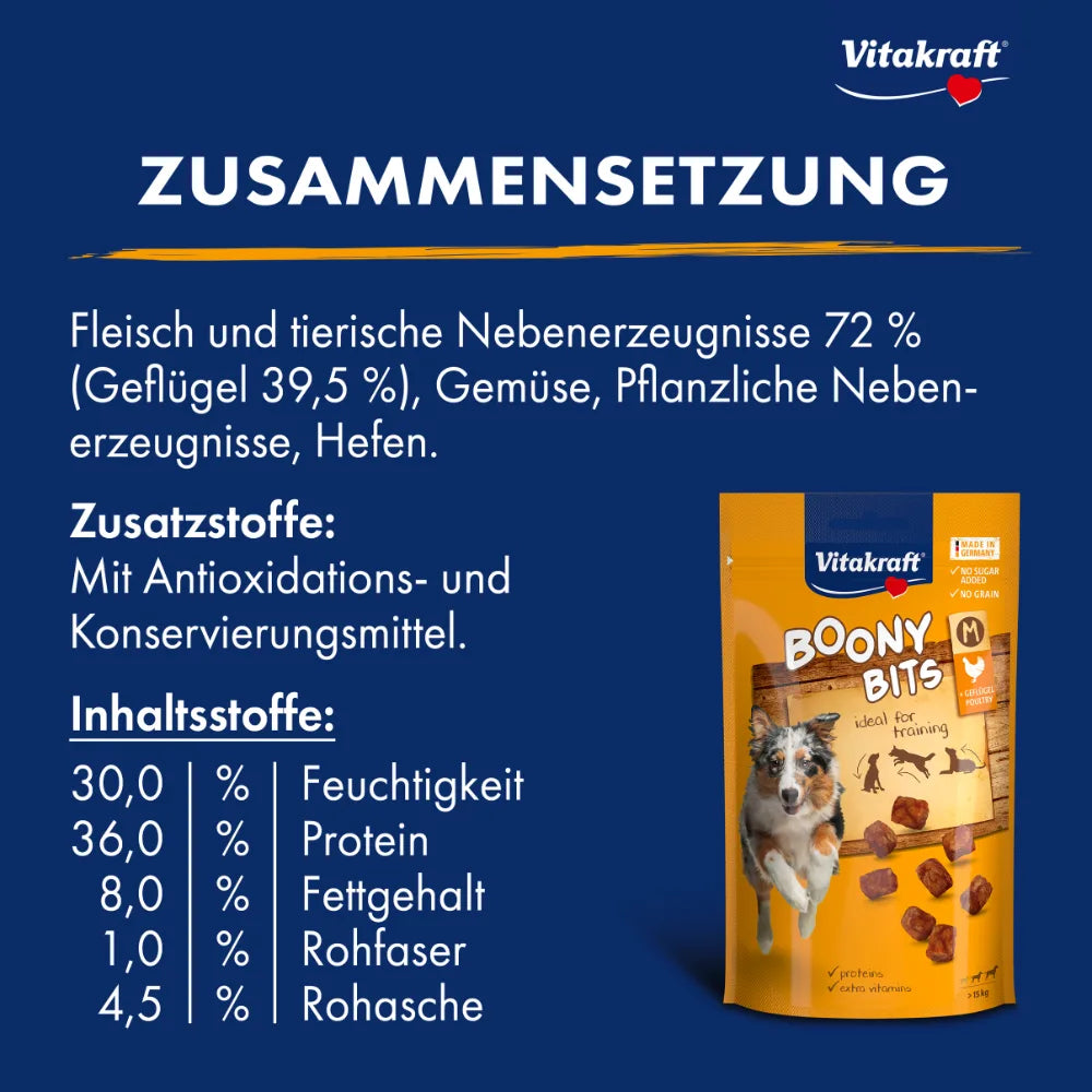 Vitakraft Boony Bits M, Geflügel 120g