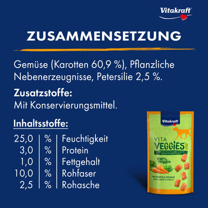 Vitakraft Vita Veggies® Bits Karotte 40g