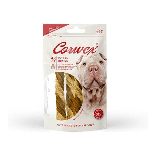 Corwex Puffed Zopf Ente und Huhn 50g