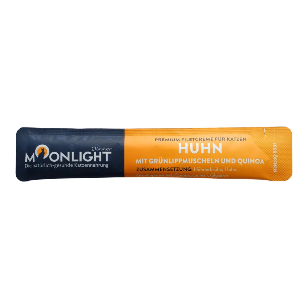 Moonlight Filet Creme Huhn, Grünlipp & Quinoa 4x15g
