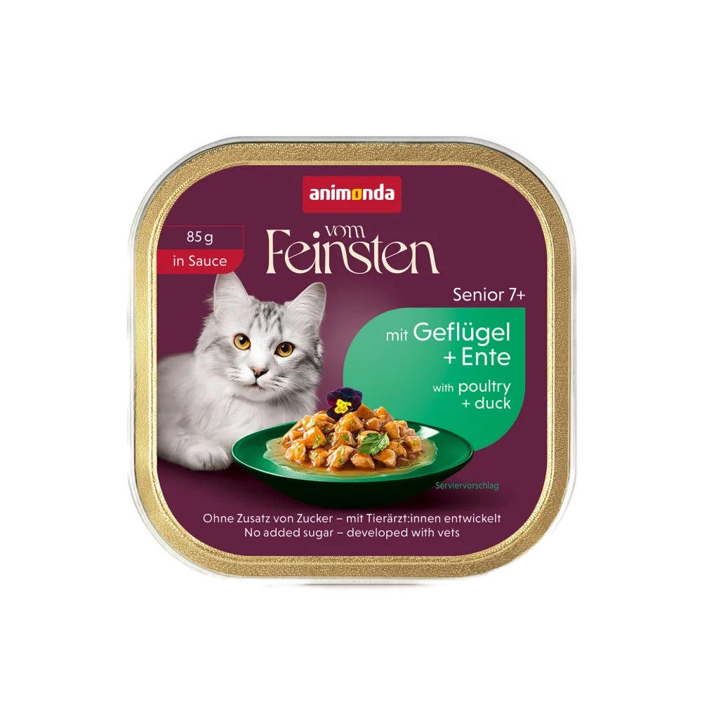 animonda Vom Feisnten Senior in Souce Geflügel+Ente 85g