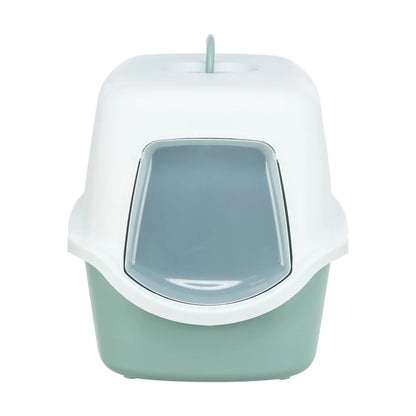 TRIXIE Katzentoilette Vico, mit Haube 40x40x56cm, salbei/weiß