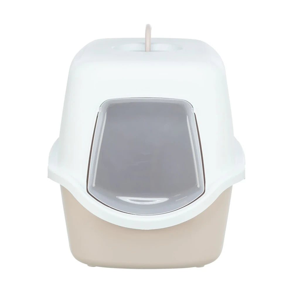 TRIXIE Katzentoilette Vico, mit Haube 40x40x56cm, blush/weiß