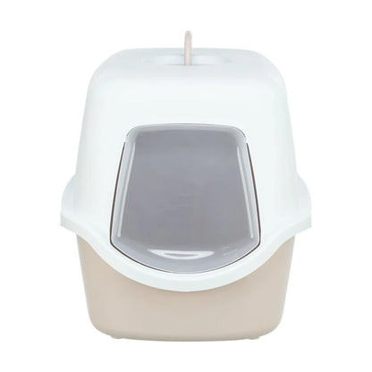 TRIXIE Katzentoilette Vico, mit Haube 40x40x56cm, blush/weiß