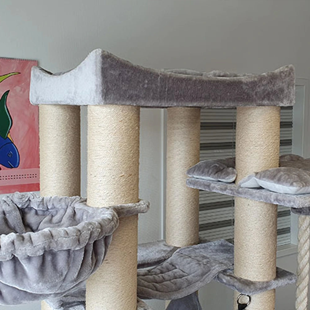 Nobby Kratzbaum "RUBI" grau 60 x 80 x 197cm