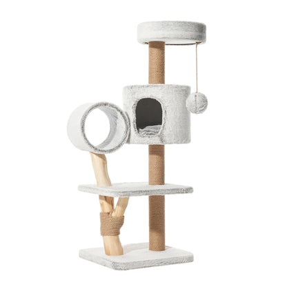 Nobby Kratzbaum "RUNA" grau/weiß meliert 48 x 48 x 129cm