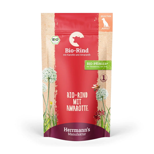 Herrmanns Selection Adult Bio Rind mit Karotten und Amaranth