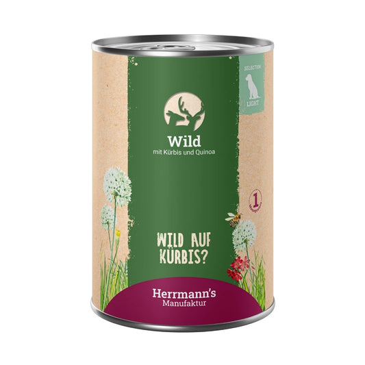 Herrmanns Selection Leicht Wild mit Kürbis und Quinoa