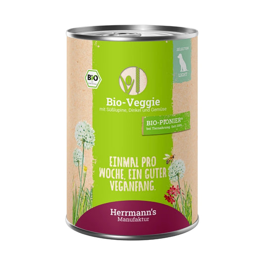 Herrmanns SelectionVegan Bio Veggie mit weißer Süßlupine, Dinkel 400g
