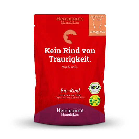 Herrmanns Selection Bio Rind mit Karotte und Hirse