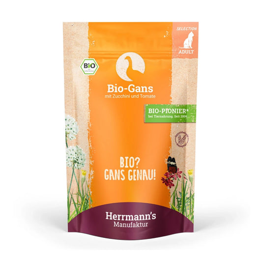 Herrmanns Selection Bio Gans mit Zucchini und Tomaten 100g
