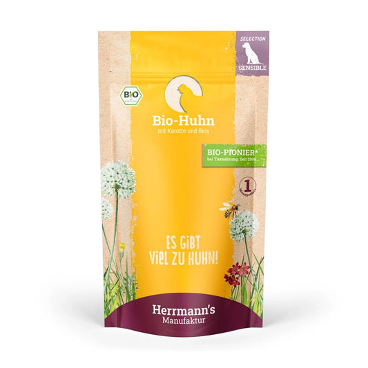 Herrmanns Selection Sensibel Bio Huhn mit Karotte und Reis